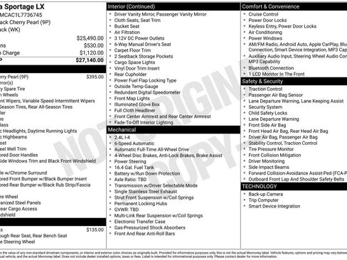 Used 2020 Kia Sportage LX image 21