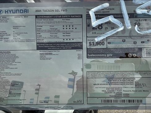 New 2025 Hyundai Tucson SEL image 14
