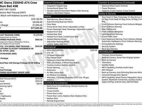 Used 2024 GMC Sierra 2500 AT4 w/ Technology Package AWD/4WD image 2