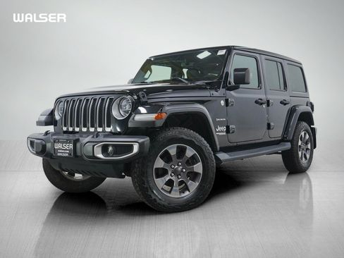 Used 2020 Jeep Wrangler Unlimited Sahara w/ Uconnect 4C Nav & Sound Group AWD/4WD image 1