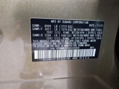 Used 2022 Subaru Ascent Onyx Edition image 25