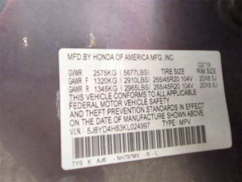 Used 2019 Acura MDX SH-AWD w/ Advance Package image 32