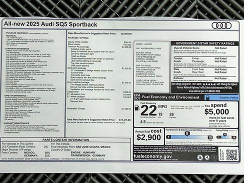 New 2025 Audi SQ5 Premium Plus image 35