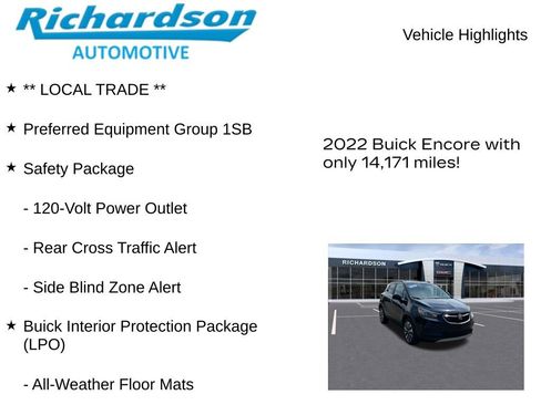 Used 2022 Buick Encore Preferred w/ Safety Package AWD/4WD image 11