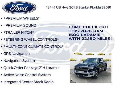 Used 2026 RAM 1500 Laramie AWD/4WD image 17