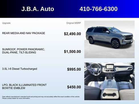 Certified 2021 Chevrolet Suburban RST w/ Rear Media and Nav Package AWD/4WD image 5