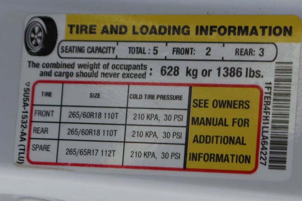 Used 2020 Ford Ranger Lariat w/ Equipment Group 501A Mid AWD/4WD image 43
