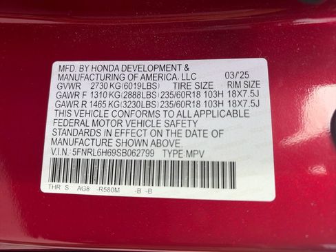 Used 2025 Honda Odyssey EX-L image 30