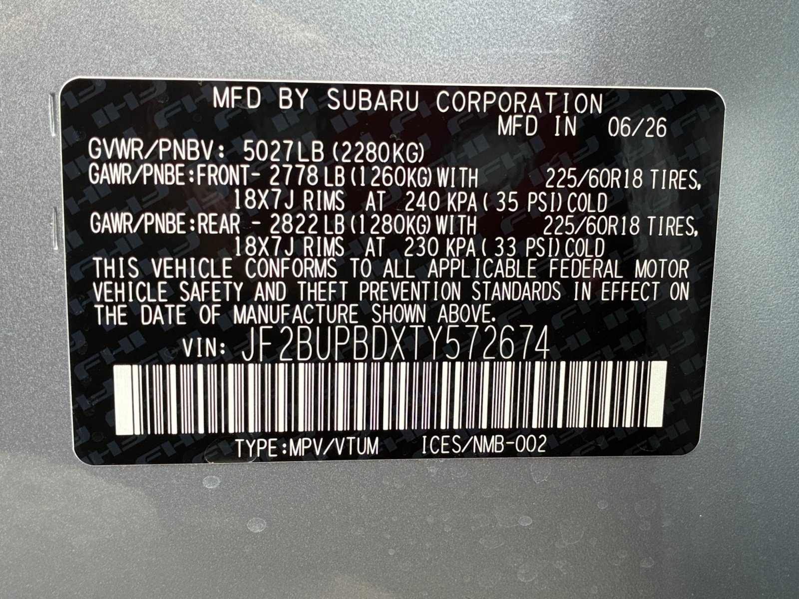 New 2026 Subaru Outback Premium AWD/4WD image 36