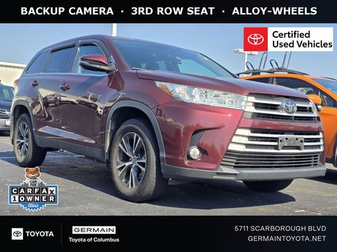 Certified 2019 Toyota Highlander Plus AWD/4WD image 1