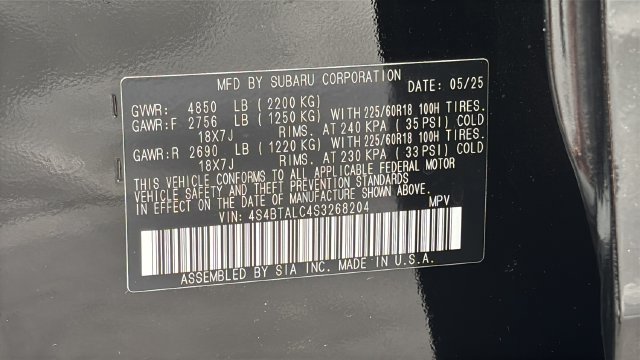 Used 2025 Subaru Outback Onyx Edition AWD/4WD image 29