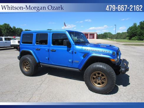 Used 2021 Jeep Wrangler Unlimited Rubicon w/ Trailer Tow Package AWD/4WD image 21