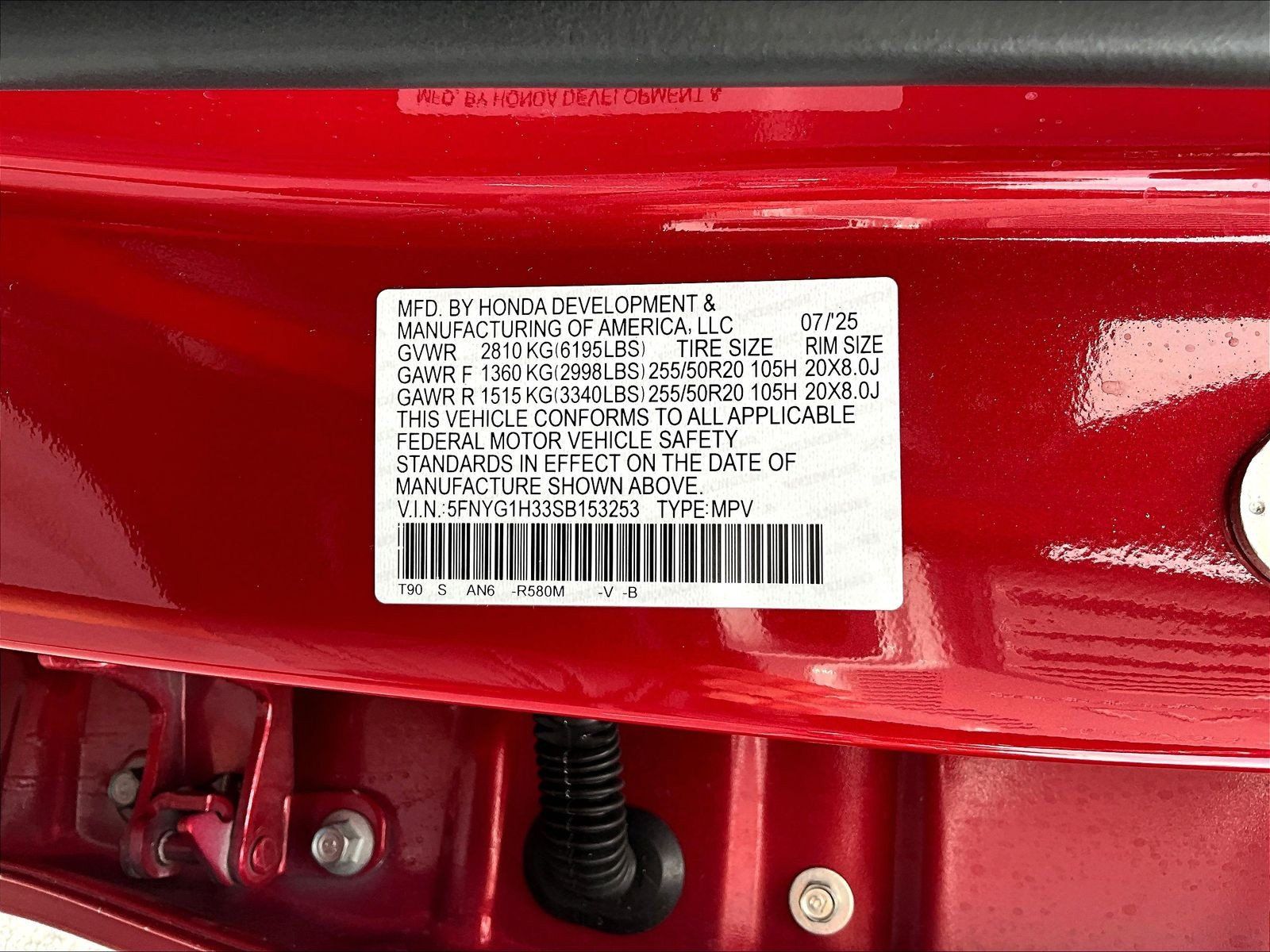 Used 2025 Honda Pilot Sport image 19