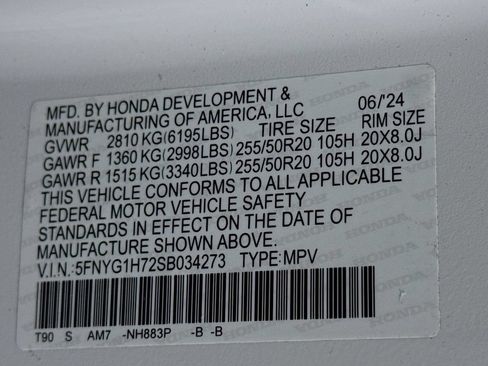 Certified 2025 Honda Pilot Touring image 31