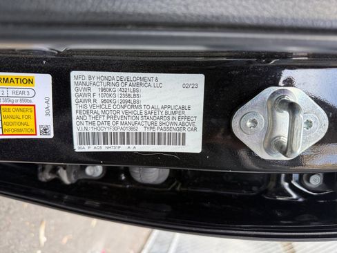 Used 2023 Honda Accord EX image 23