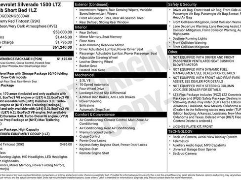 Used 2022 Chevrolet Silverado 1500 LTZ w/ LTZ Convenience Package II AWD/4WD image 2