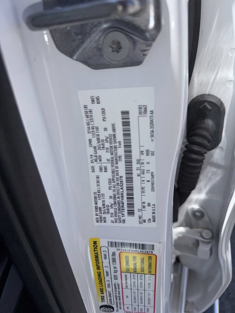 Used 2019 Ford Ranger Lariat w/ Equipment Group 501A Mid AWD/4WD image 26