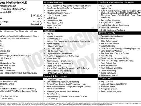 Used 2019 Toyota Highlander XLE image 3