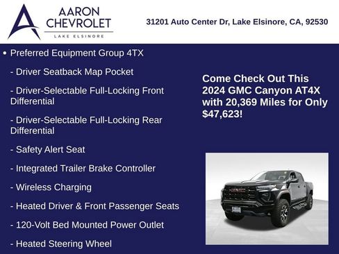 Used 2024 GMC Canyon AT4X image 15