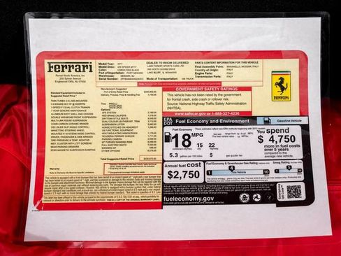 Certified 2017 Ferrari 488 Spider RWD image 69