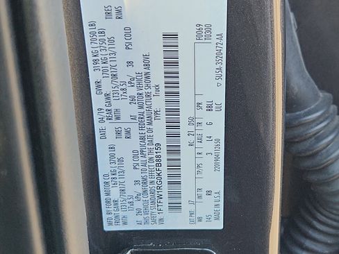 Used 2019 Ford F150 Raptor w/ Equipment Group 802A Luxury image 33