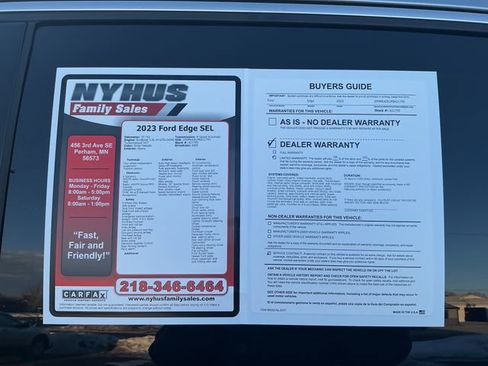 Used 2023 Ford Edge SEL w/ Convenience Package AWD/4WD image 55