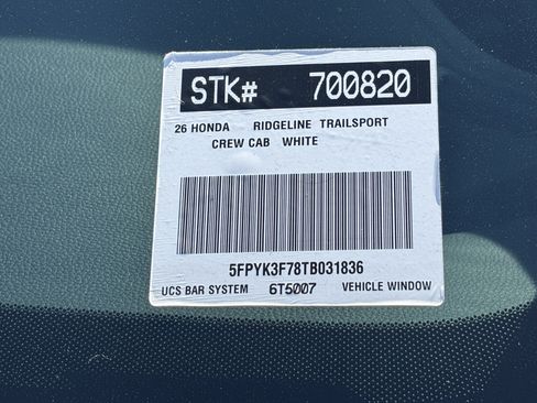New 2026 Honda Ridgeline TrailSport image 21