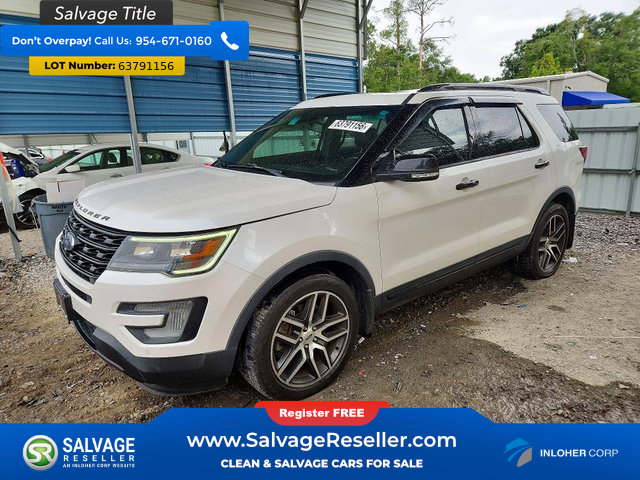 Used 2017 Ford Explorer Sport w/ Equipment Group 401A AWD/4WD image 1