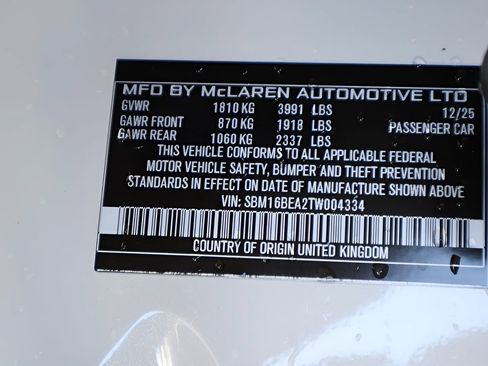 New 2026 McLaren Artura Spider RWD image 20
