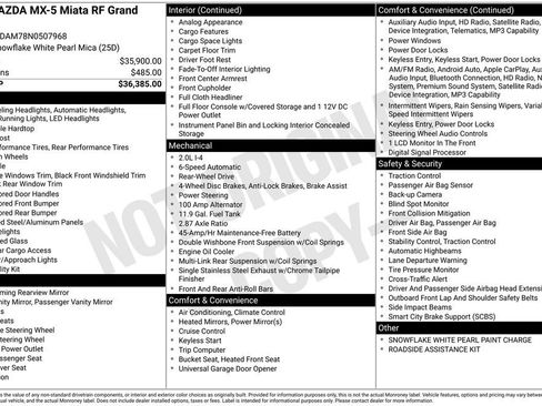 Used 2022 MAZDA MX-5 Miata RF Grand Touring image 41