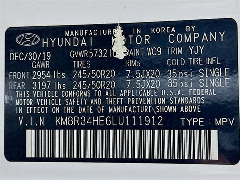 Used 2020 Hyundai Palisade SEL w/ Convenience Package image 32