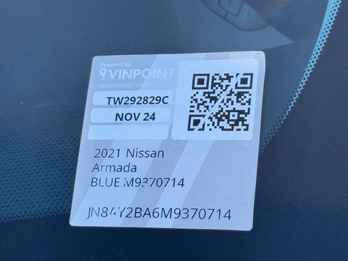 Used 2021 Nissan Armada SL w/ Captain's Chairs Package image 30