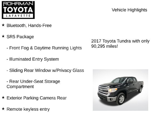 Used 2017 Toyota Tundra SR5 AWD/4WD image 8