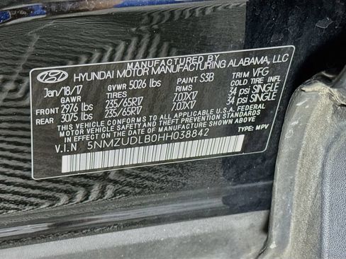Used 2017 Hyundai Santa Fe Sport w/ 2.4L Tech Package 04 AWD/4WD image 33
