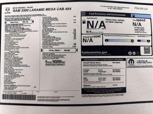 Used 2018 RAM 2500 Laramie w/ Off Road Package image 2