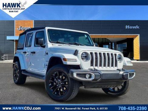 Certified 2021 Jeep Wrangler Unlimited Sahara w/ Cold Weather Group AWD/4WD image 1