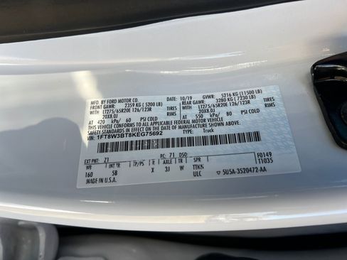 Used 2019 Ford F350 Lariat w/ Lariat Ultimate Package image 41