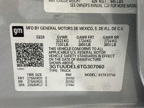 New 2026 GMC Sierra 1500 SLT w/ SLT Premium Plus Package AWD/4WD image 33