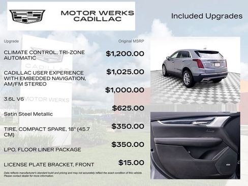 Used 2020 Cadillac XT5 Premium Luxury w/ LPO, Floor Liner Package FWD image 9