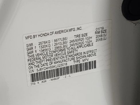 Used 2019 Acura MDX SH-AWD w/ Technology Package image 34