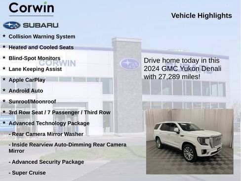 Used 2024 GMC Yukon Denali w/ Denali Reserve Package AWD/4WD image 6