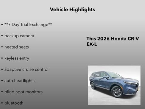 New 2026 Honda CR-V EX-L image 5