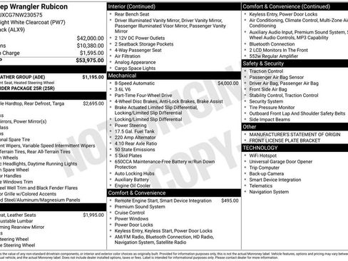 Certified 2022 Jeep Wrangler Rubicon w/ Cold Weather Group image 42