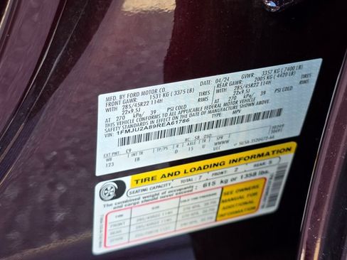 Used 2024 Ford Expedition Limited AWD/4WD image 27