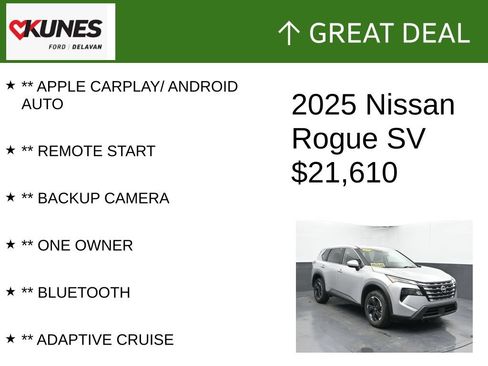 Used 2025 Nissan Rogue SV AWD/4WD image 2