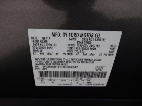 Used 2017 Ford Explorer Platinum AWD/4WD image 12