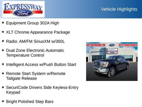 Used 2022 Ford F150 XLT w/ Equipment Group 302A High AWD/4WD image 2
