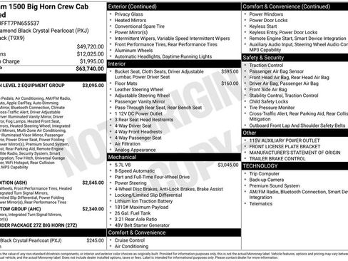 Used 2023 RAM 1500 Big Horn AWD/4WD image 9