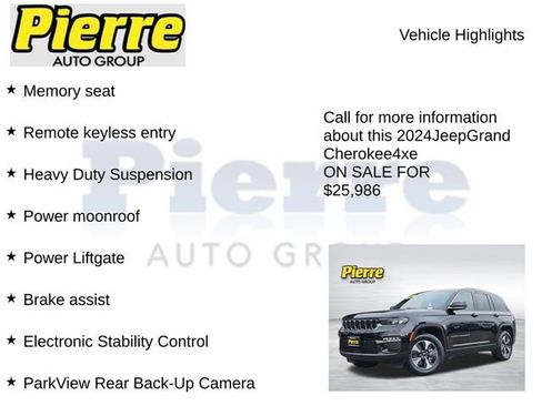 Used 2024 Jeep Grand Cherokee Limited 4xe AWD/4WD image 14