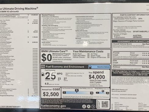 Used 2026 BMW X5 sDrive40i w/ M Sport Package RWD image 31